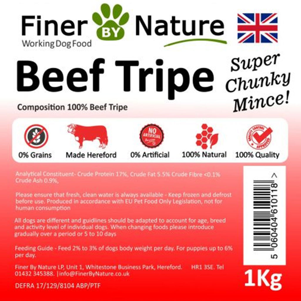 Finer by Nature Beef Tripe 1kg