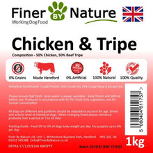 Load image into Gallery viewer, Finer by Nature Chicken and Tripe 1kg