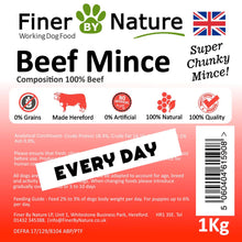 Load image into Gallery viewer, Finer By Nature Beef Mince 1kg