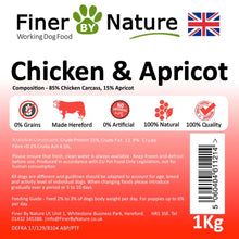 Load image into Gallery viewer, Finer by Nature Chicken and Apricot 1kg