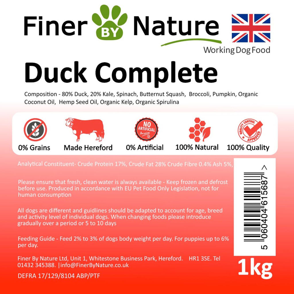 Finer By Nature Duck Complete 1kg