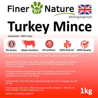 Finer by Nature Turkey Mince 1kg