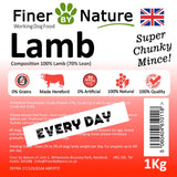 Finer by Nature Lamb Mince 1kg