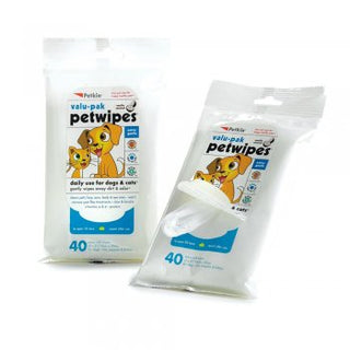 Petkin Pet wipes Valu-Pak 40pk