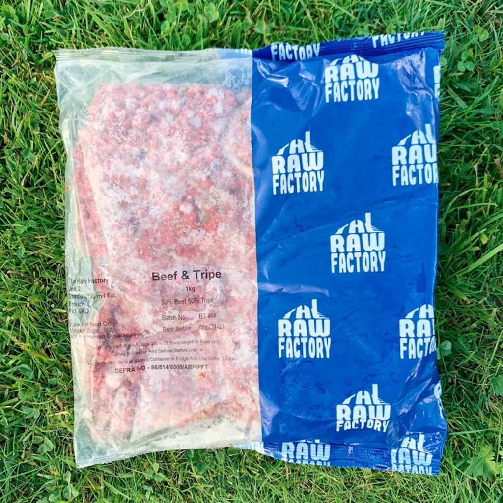 The Raw Factory Beef & Tripe 1kg