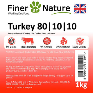 Finer by Nature Turkey 80/10/10 1kg